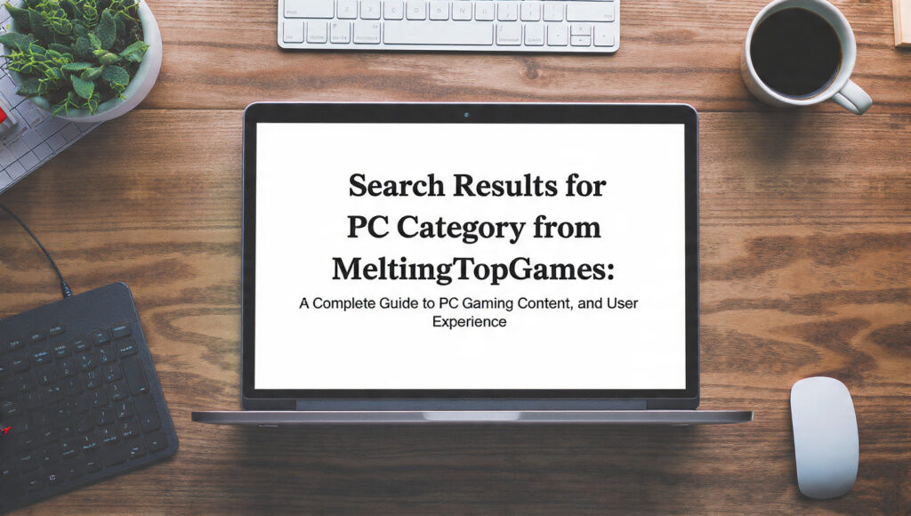 Search Results for PC Category from MeltingTopGames: A Complete Guide to PC Gaming Content, Trends, and User Experience