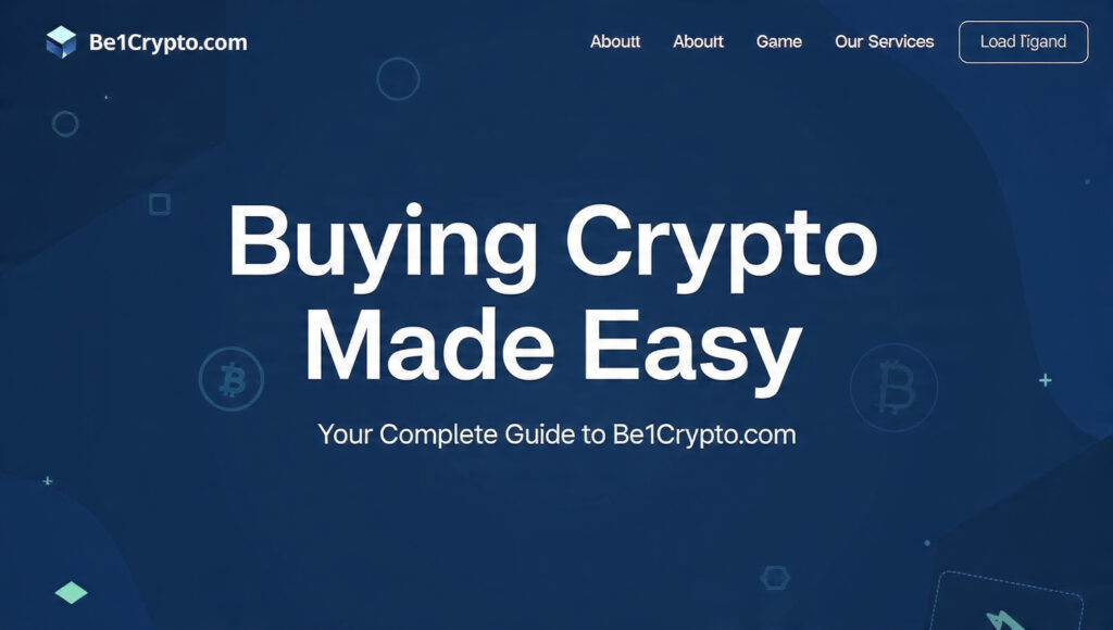 Buying Crypto Made Easy: Your Complete Guide to Be1Crypto.com