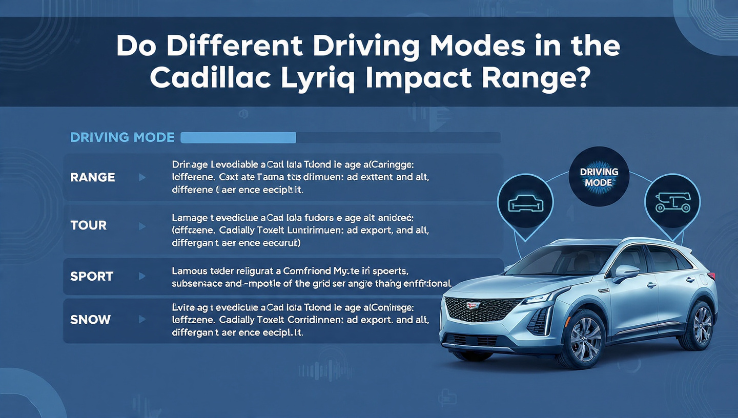 Do Different Driving Modes in the Cadillac Lyriq Impact Range? Full Guide