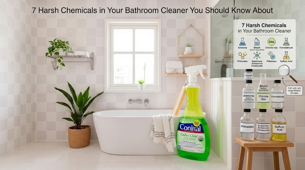 7 Harsh Chemicals in Your Bathroom Cleaner You Should Know About