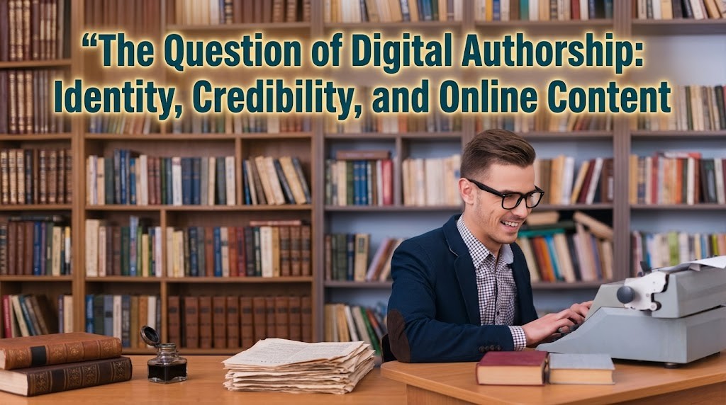 The Question of Digital Authorship: Identity, Credibility, and Online Content